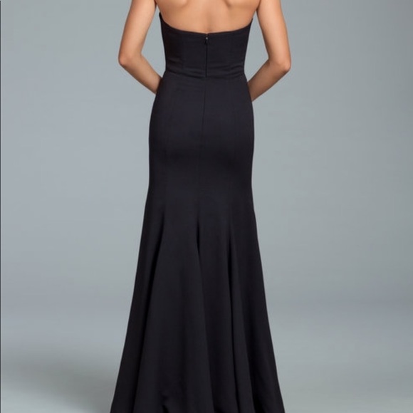 Hayley Paige Occasions strapless bridesmaid dress - Picture 3 of 7